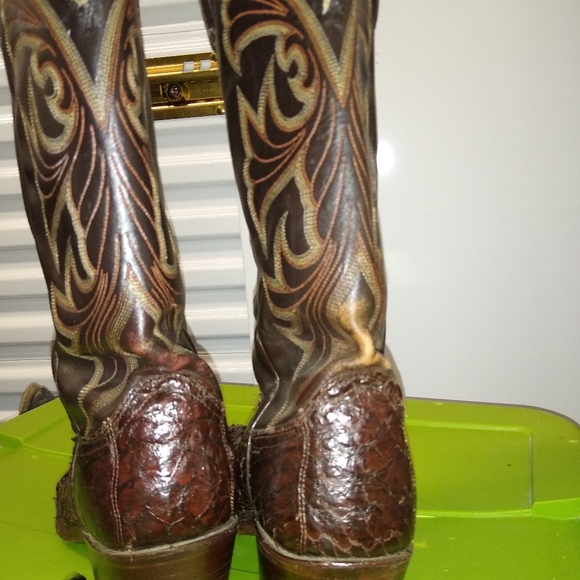 Western Cowboy boots, by Dan Post. Have been resoled and also the heels, - Picture 3 of 8